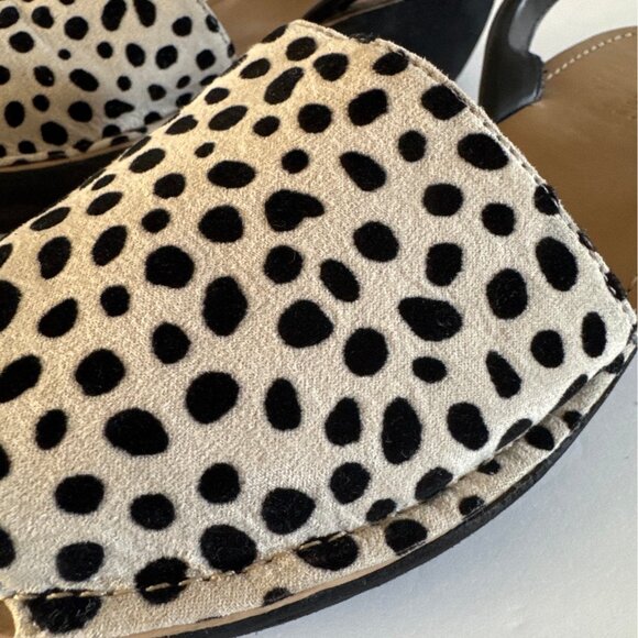 Kenneth Cole Reaction Women's Slingback Sandals Size 6.5 Casual Animal Print - Picture 10 of 12